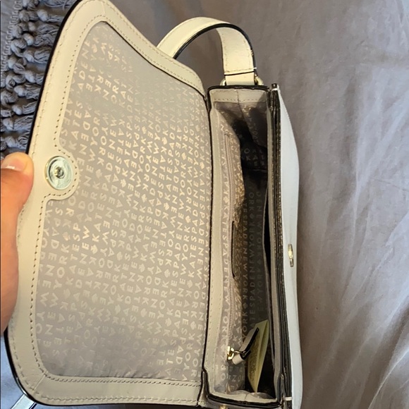 Kate Spade Grey & White Crossbody - Picture 6 of 7